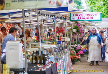 You can buy Italian produce at Marché Saxe-Breteuil 